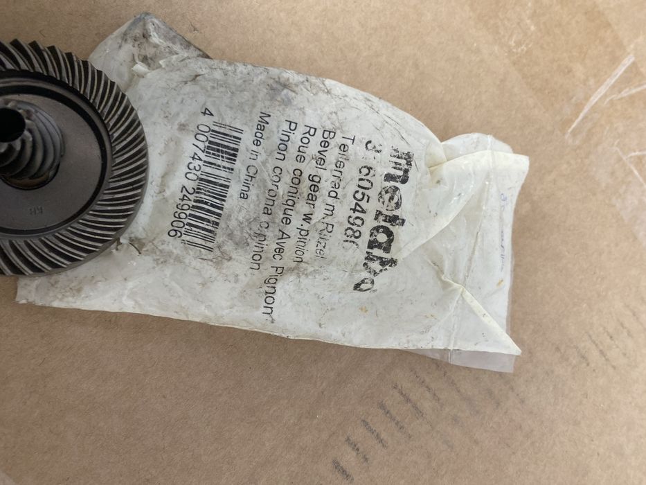 Шестерні (конічна пара) шестернею болгарки Metabo W 12-125 316054980