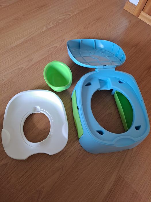 bacio, redutor, degrau / banco - 3em 1 desfralde criança