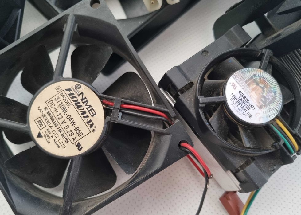 Dissipadores grandes e Coolers, para Processadores vintage