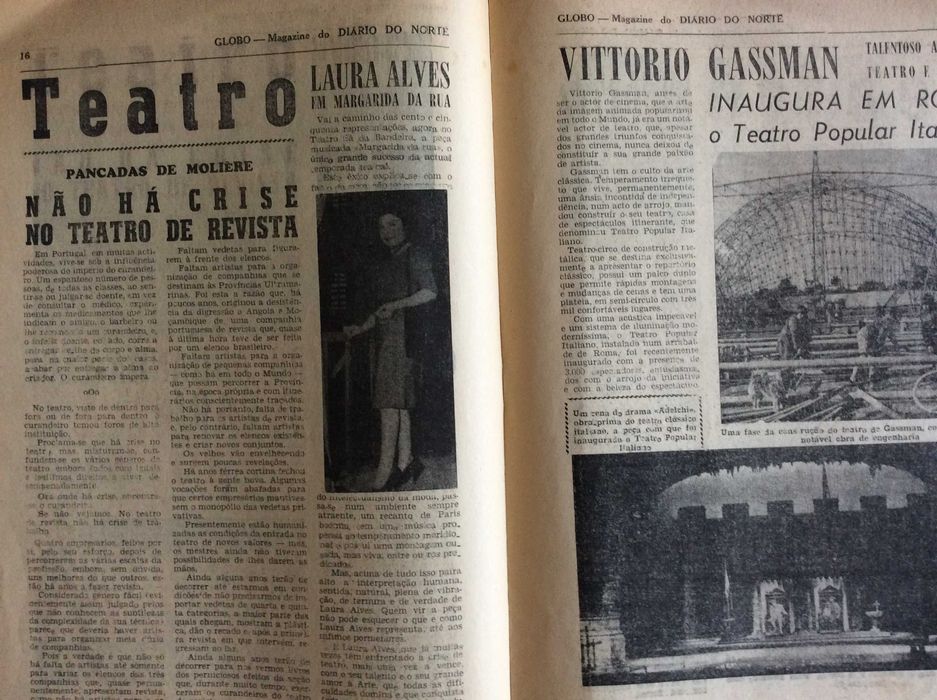 Globo -  Magazine ilustrado do Diário do Norte. N.º1, 1960