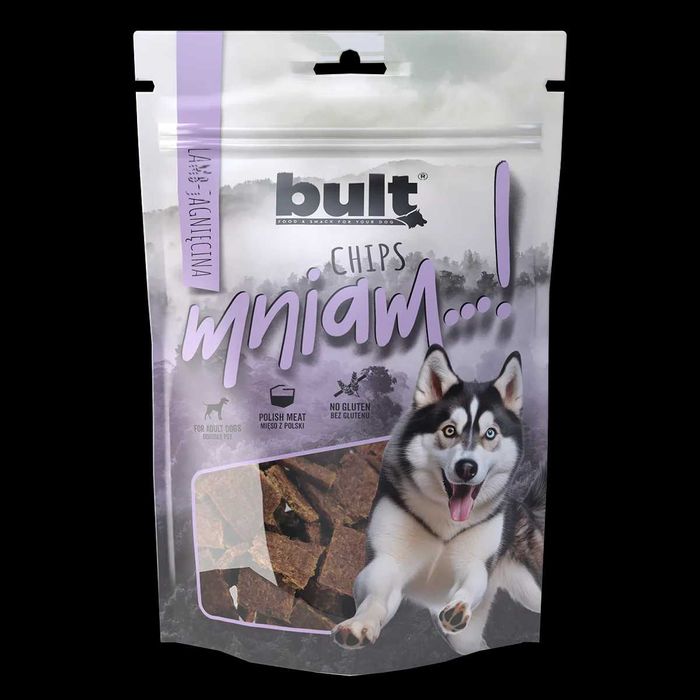PRZYSMAK NATURALNY BULT Gryzak Dla Psa Chipsy z Jagnięciną 100g