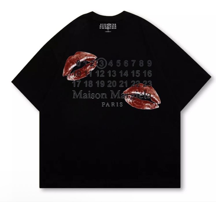 Футболки Maison Margiela Paris Logo унисекс мейсон марджела Новинки
