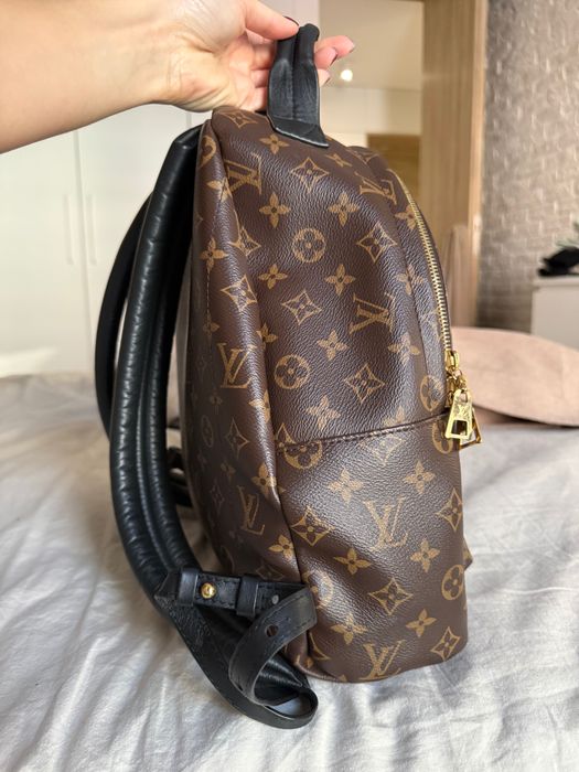 Mochila Louis Vuitton Palm Springs MM original com recibo e caixa