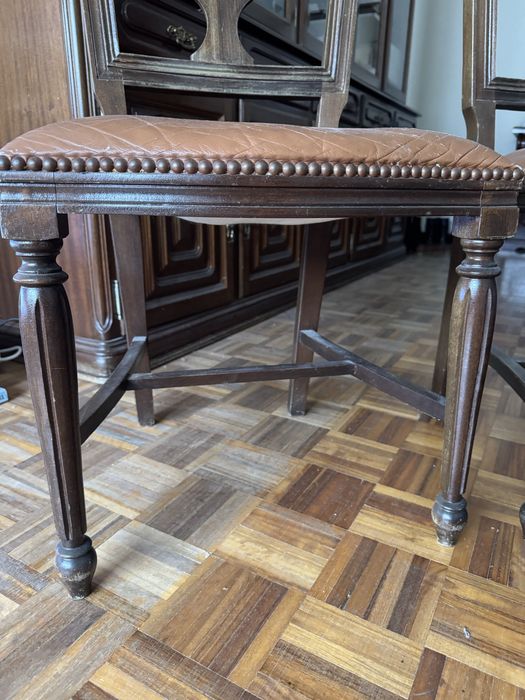 Cadeiras de madeira vintage