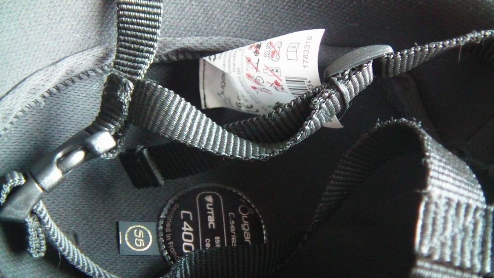 Toque /capacete de equitação Veludo Preto Fouganza tam 56