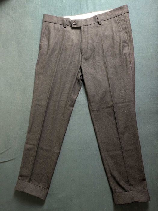 Wełniane spodnie Samsøe Samsøe 50 miękka wełna eleganckie idealny stan