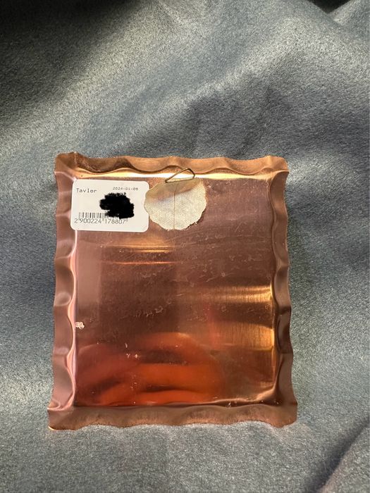 Maly metalowy obrazek