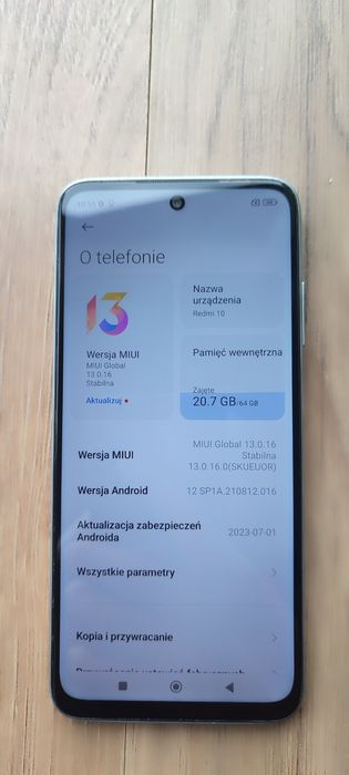 Xiaomi redmi 10 stan bardzo dobry