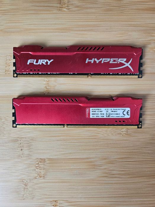 Оперативна пам'ять Kingston HyperX Fury DDR3 2x8GB 1866MHz CL10