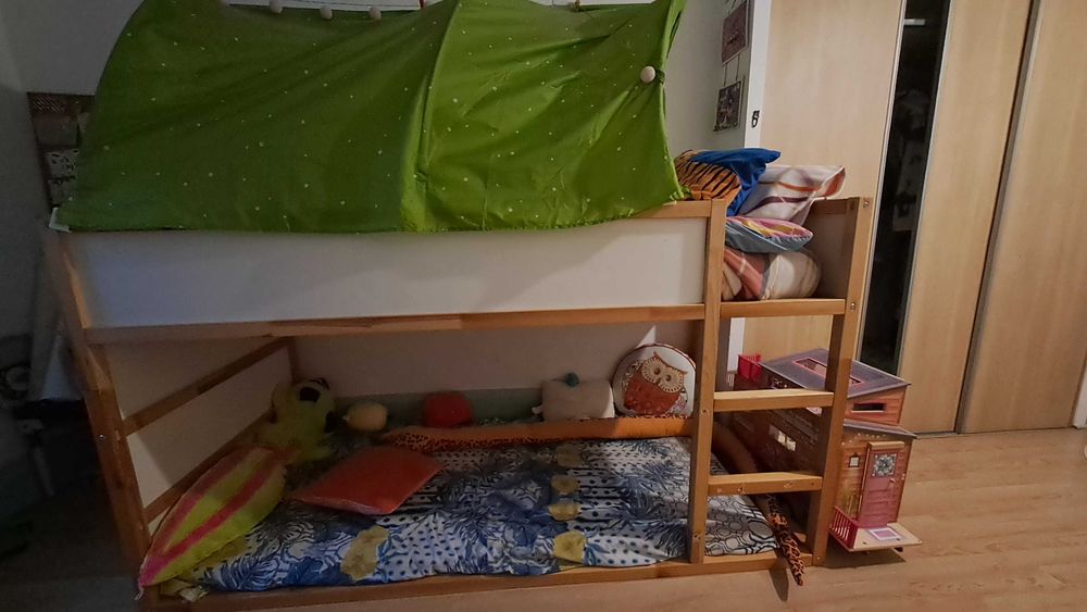 Cama beliche kura ikea