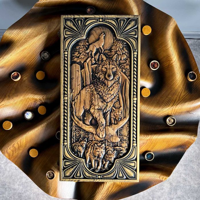 (ПОДАРУНОК ) Нарди з Дерева від Виробника (Багато варіантів)