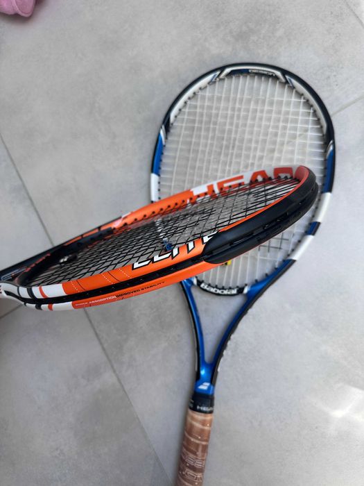2 rakiety tenisowe HEAD + Babolat + torba