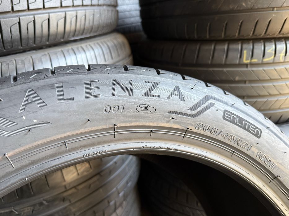 Літні шини 265/45 R21 Bridgestone Alenza 001 2шт. 90% 2025
