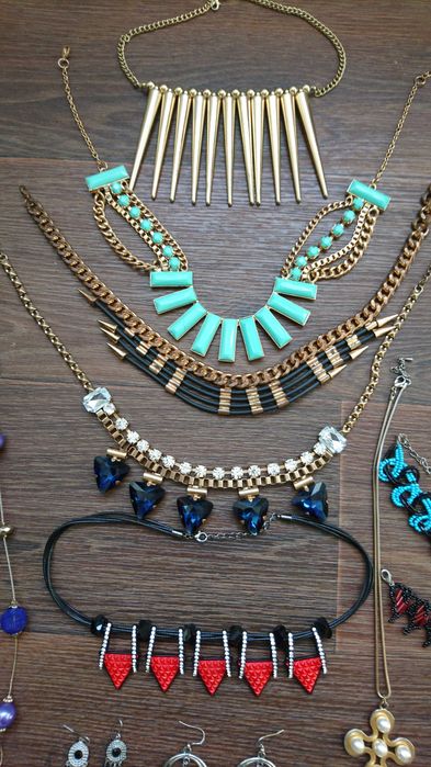 Біжутерія, намисто, сережки, браслет, колье, позолота