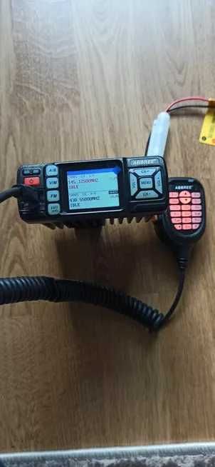 ABBREE AR-318 Mini radio mobilne 25W dwuzakresowe UHF VHF Scaner Służb Nowe!
