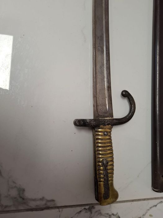 Francuski bagnet Chassepot 1866