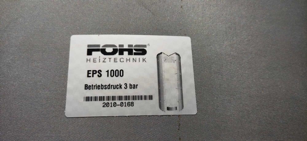Bufor 1000 L zbiornik stalowy TML HUCH FOHS ocieplony
