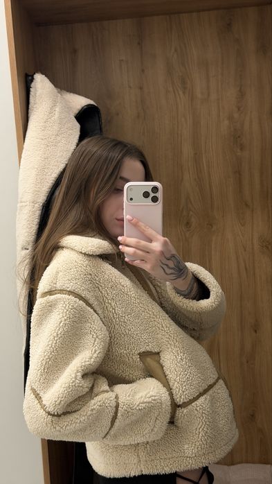 Куртка зара тепла зимова zara розмір с