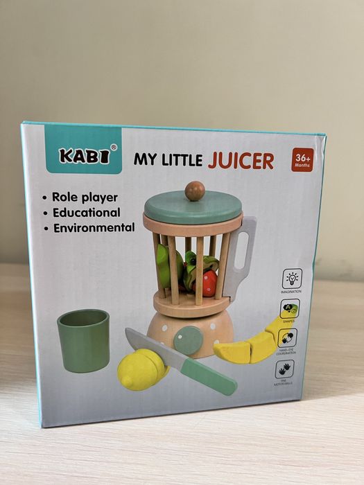 Деревʼяний іграшковий набір KABI соковитискач