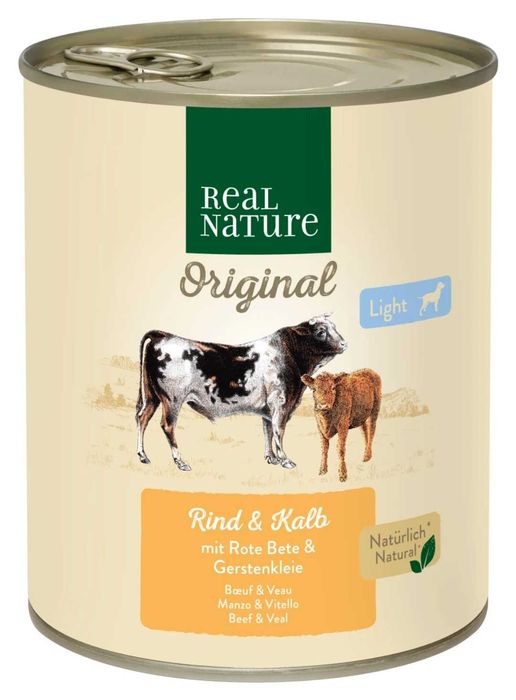 24x 800g Real nature wołowina +cielęcina light