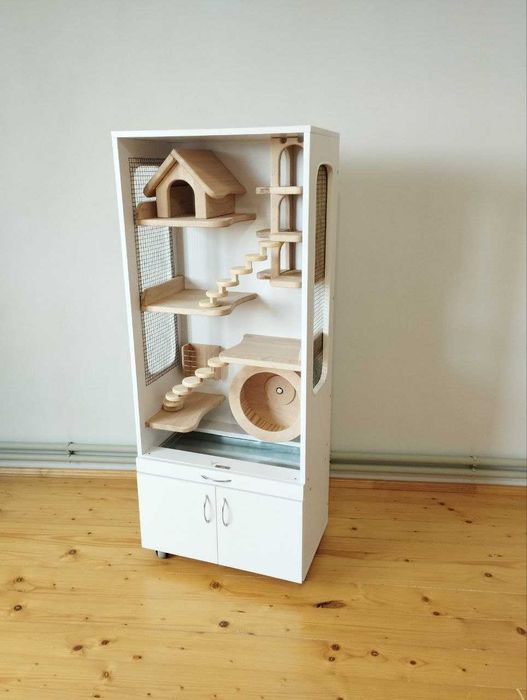 Виготовлення вітрин для шиншил, білок та дегу під замовлення