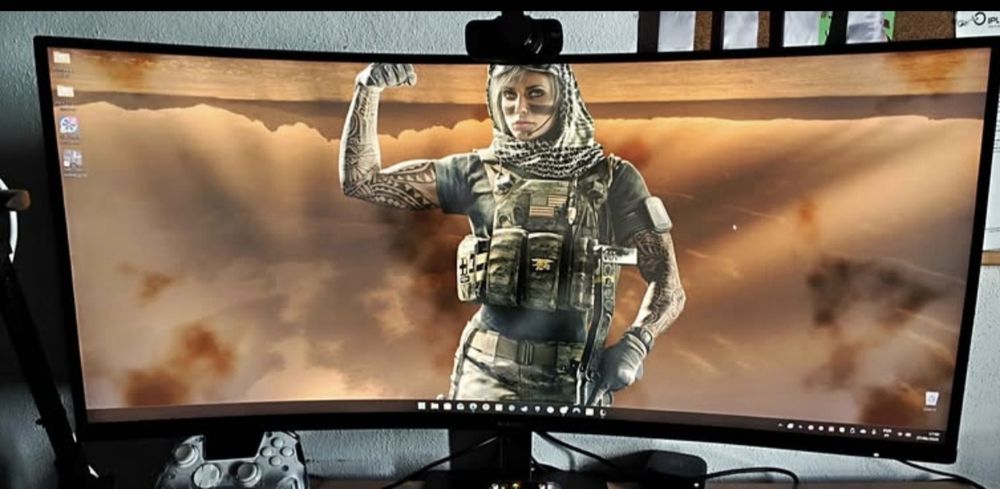 Monitor Xiaomi 34" G34WQi LED UltraWide QHD 180Hz Curvo FreeSync