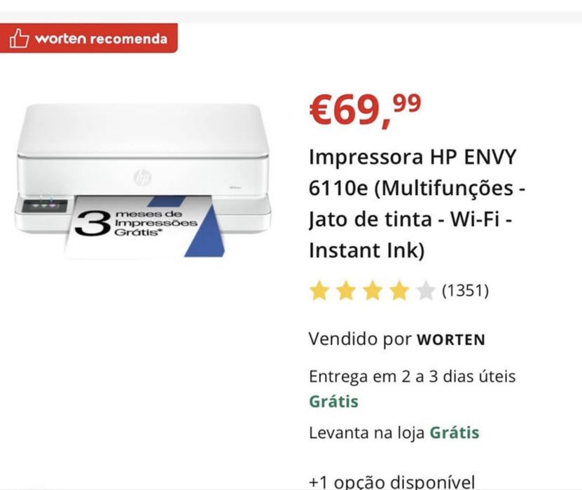 Impressora hp envy NOVA!