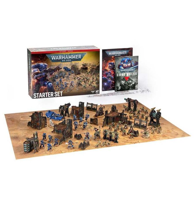 Warhammer 40000 Starter Set 2026 Space Marines + Orks + Tereny