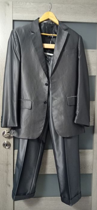 Garnitur męski elegancki, rozm. M, jak nowyy