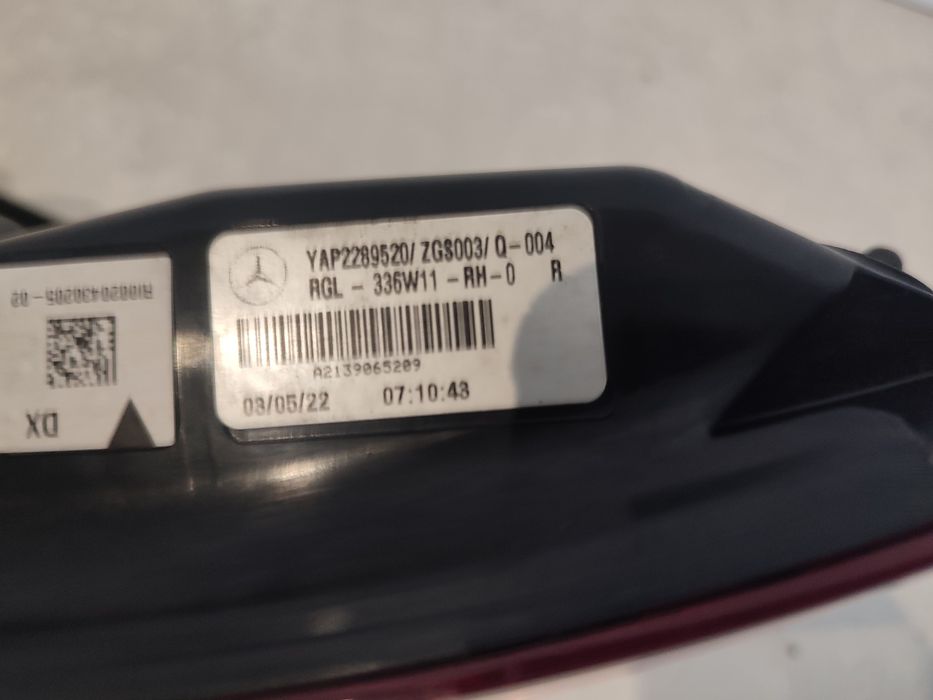 Lampa Led Tył Prawy Mercedes E klasa W213 Sedan 22r Oryginał