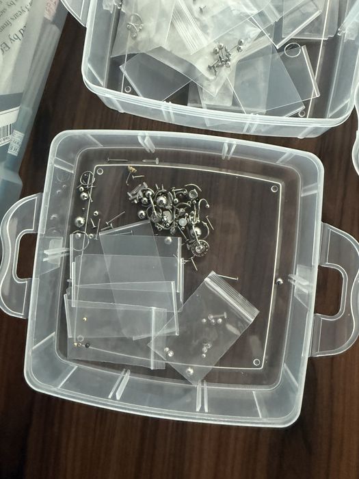 Lote Completo de Material e Acessórios para Piercing