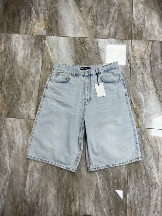 Нові широкі світлі шорти BAGGY jeans shorts rap широкие шорты бегги