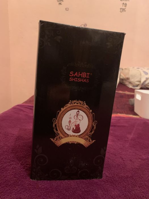 Shisha de vidro verde fluorescente