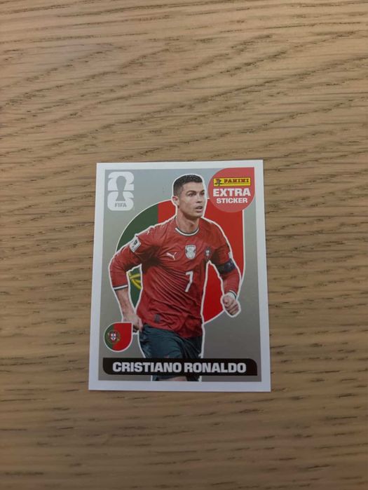 Cristiano Ronaldo Extra Sticker Silver