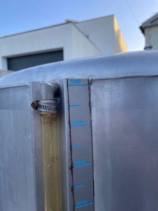 Cuba de inox de 550L