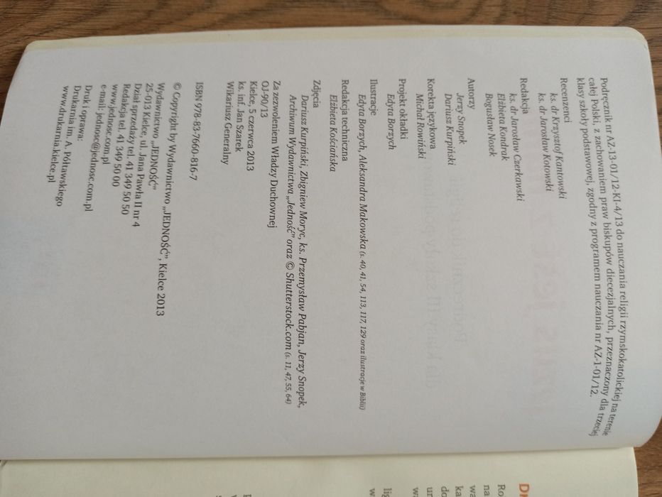 Podręcznik do religii Jezus jest z nami do klasy 3