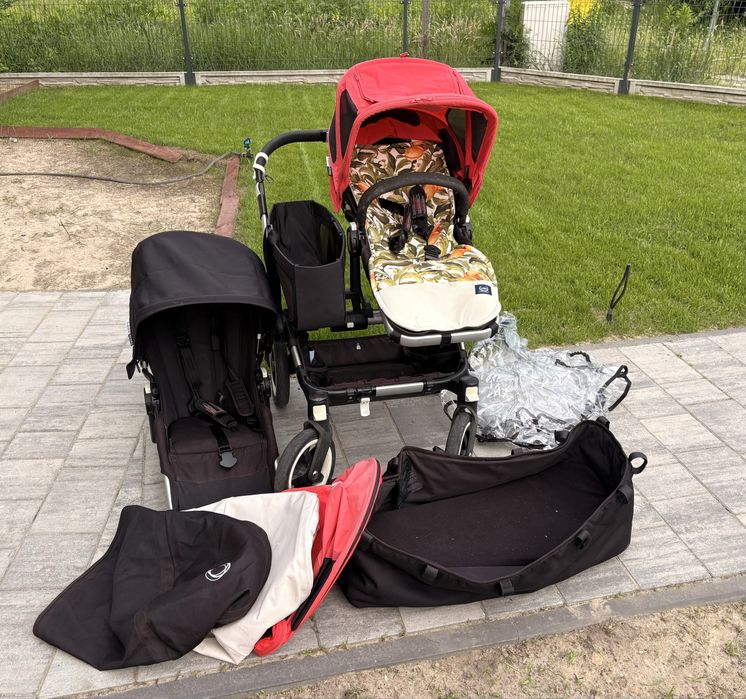 bugaboo donkey - 5 budek, gondola, 2 siedzenia, kosz