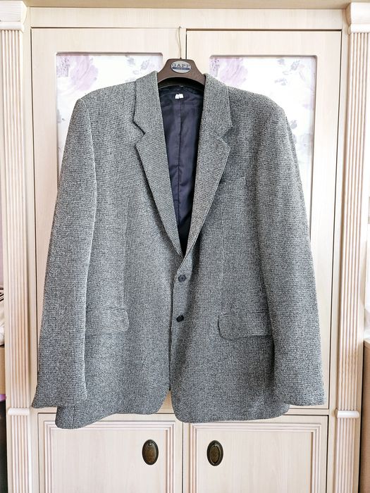 Elegancka marynarka strukturalna męska rozmiar 58