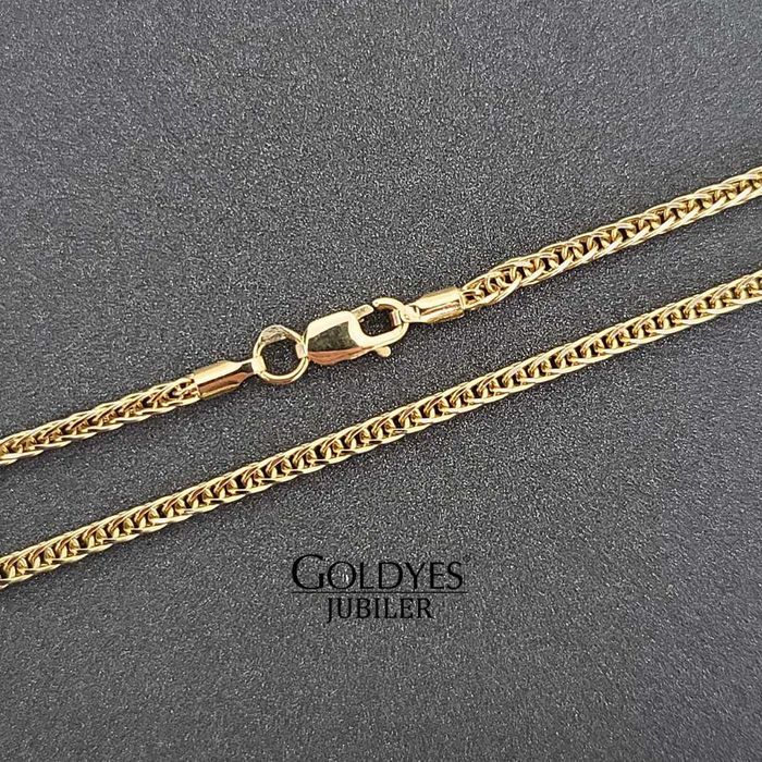 Złoty damski łańcuszek lisi ogon próba złota 585