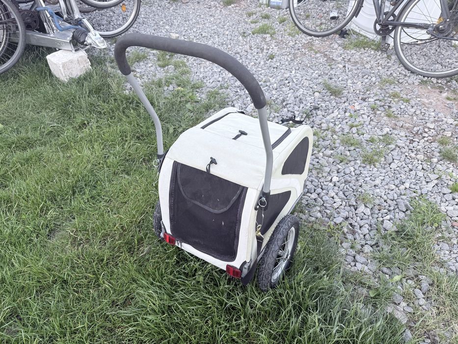 Przyczepka rowerowa dla psów