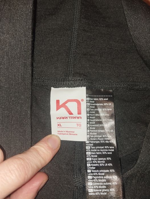 Мериносова термобілизна Kari Traa розмір XL