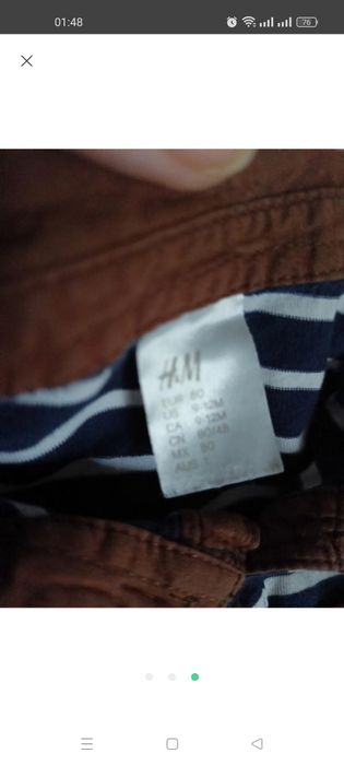 Боді з довгим рукавом на хлопчика 9-12 місяців