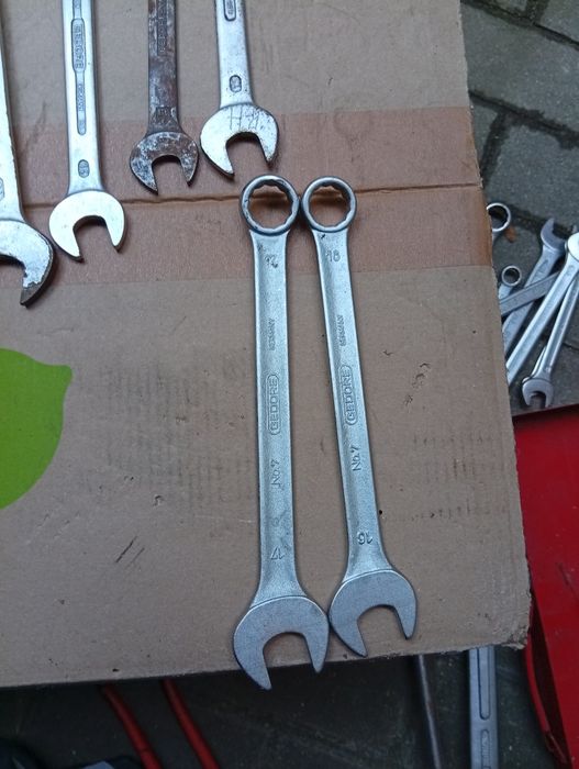 Gedore zestaw kluczy,klucze płaskie,oczkowe