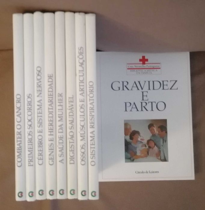 9 Livros - Coleção Completa Cruz Vermelha