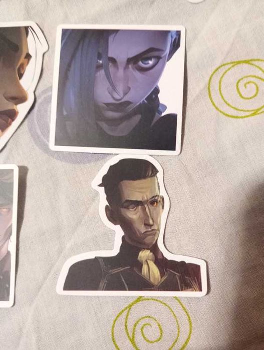 Arcane stickers - jinx and victor version