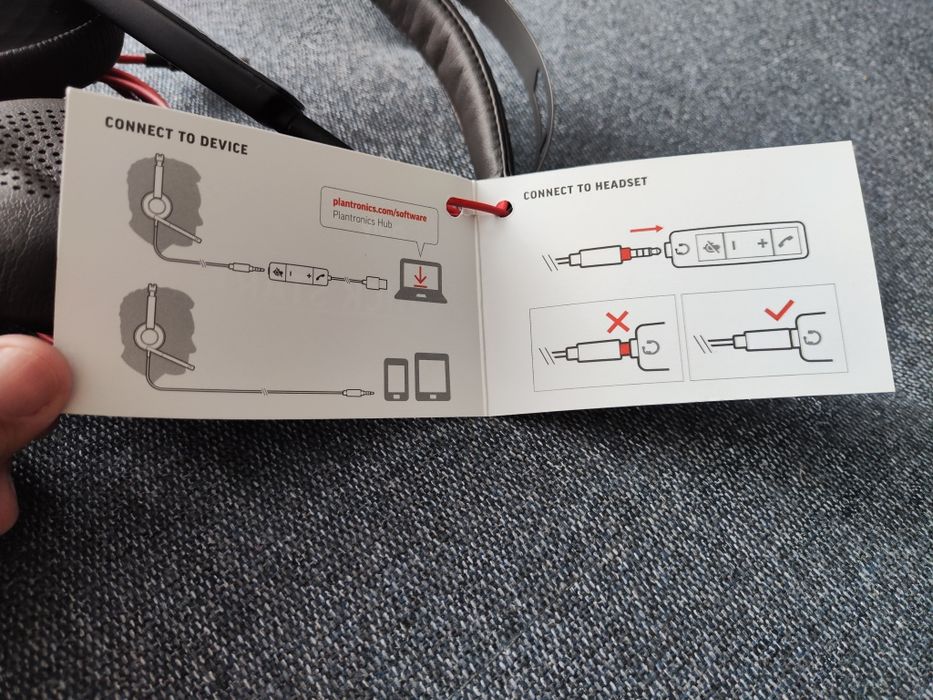 Słuchawki Plantronics quick start 5200