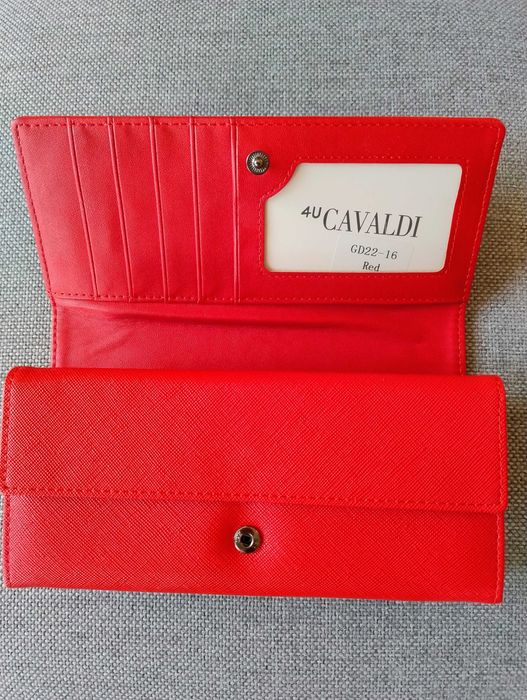 Portfel damski Cavaldi GD22 czerwony