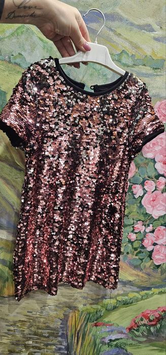 Нарядное детское платье 5 6 лет 116см