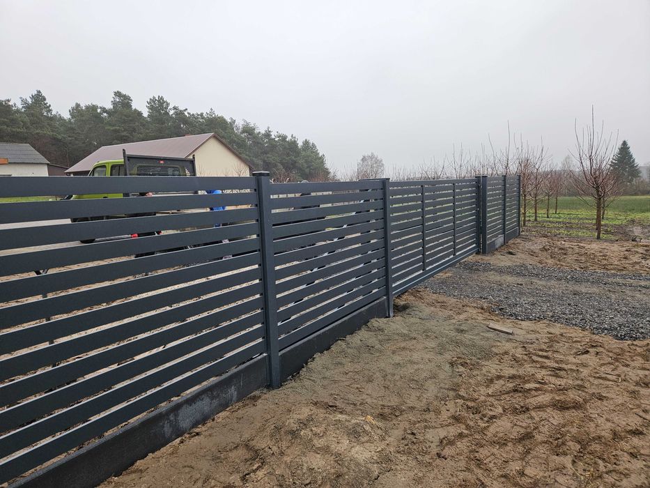 Ogrodzenia Palisadowe kompleksowo z montaż WŁASNA PRODUKCJA na wtmiar