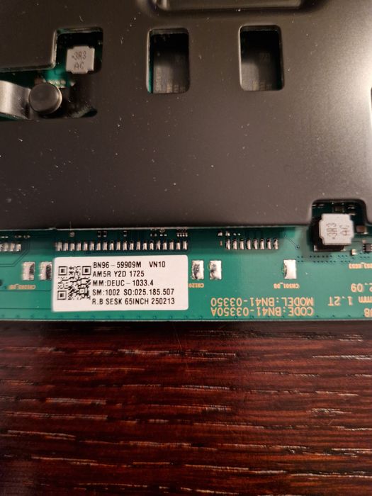 Płyta główna i płyta zasilająca Samsung TV
